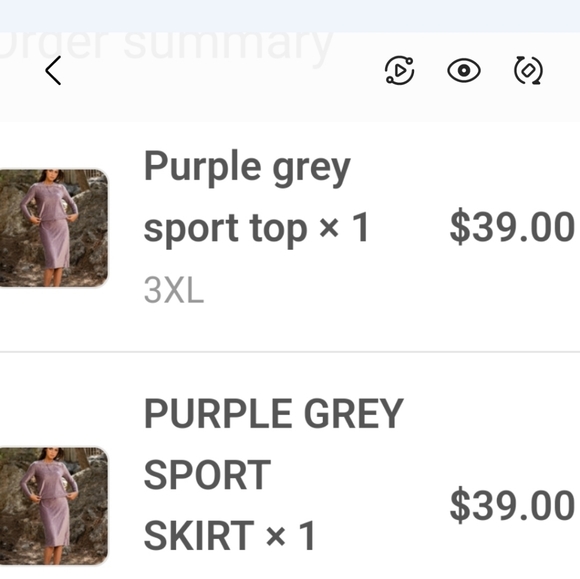 Daniella Faye ribbed velour plus size tunic - Picture 2 of 4